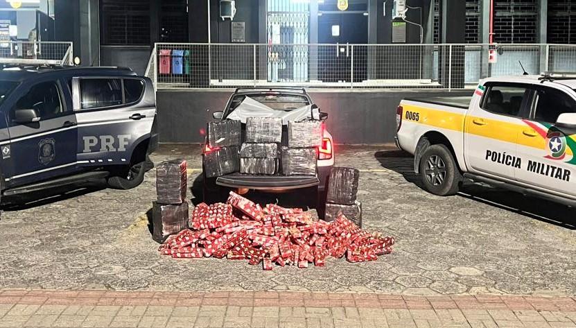 Ação conjunta apreende mais de 300 quilos de maconha no planalto norte