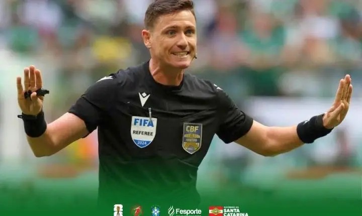 Árbitro catarinense Ramon Abatti Abel é convocado para a Copa do Mundo de 2026