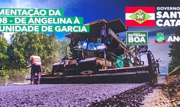 Assinada ordem de serviço para pavimentação da SC-108 entre Angelina e Major Gercino